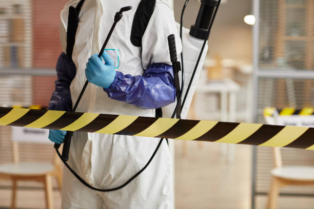 Professional Blood Cleanup technician working in Fairfield, IL
